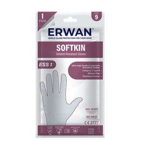 ERWAN™ Solvent Resistant Gloves Softskin Gloves, Pastel Green, ESS1