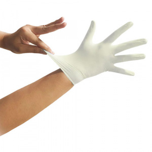 ERWAN™ Latex Premium Protection Examination Gloves, 100 Pieces White Powder Free