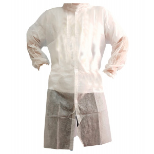 Polypropylene Visitor Coat (Body), White